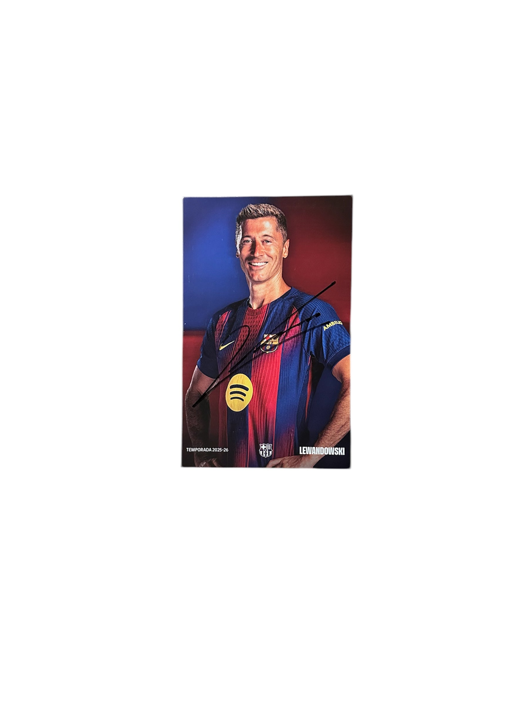Robert Lewandowski Signed Poster