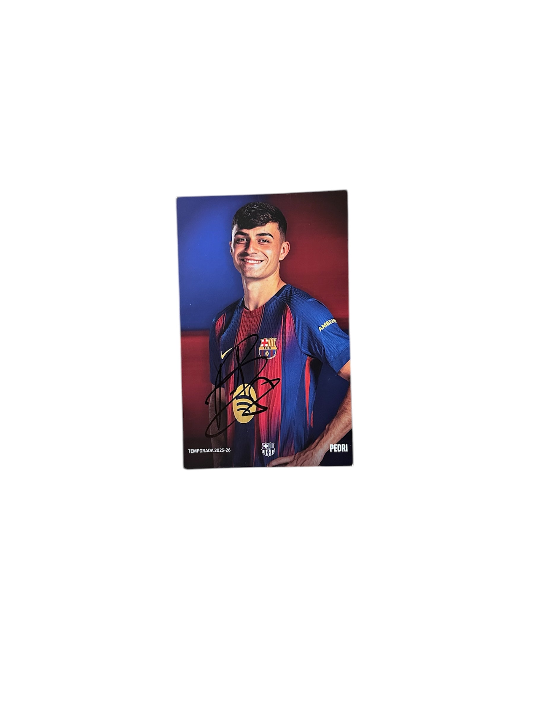 Pedri Signed poster