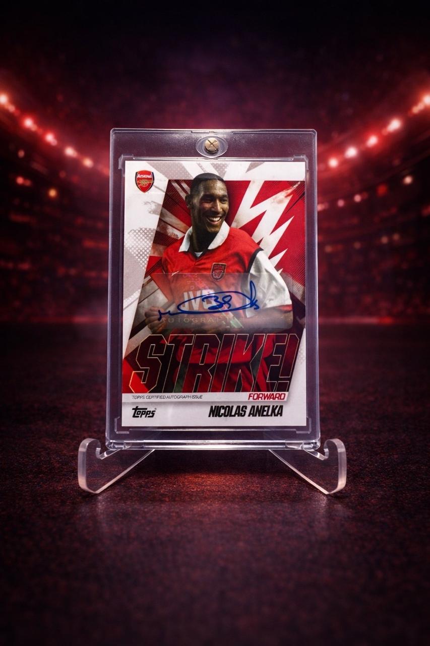 Nicolas Anelka Topps Arsenal Signature