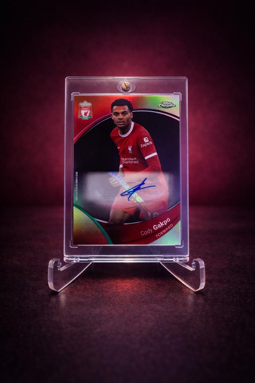 Cody Gakpo Topps Chrome Liverpool Signature
