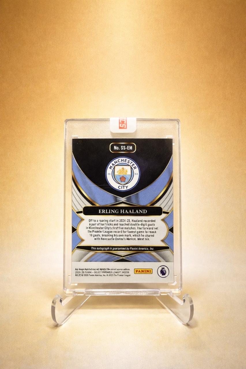 Erling Haaland Panini Select Manchester City Signature