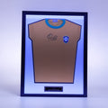 Signed Pele Brazil Jersey (Framed)